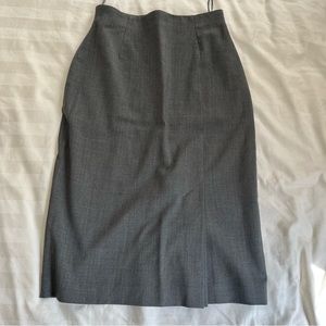 LK Bennett Pleat Slit Pencil Skirt